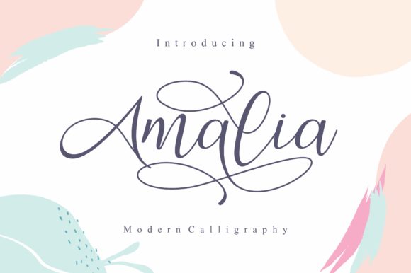 Amalia: A Romantic Script Font for Elegant Branding