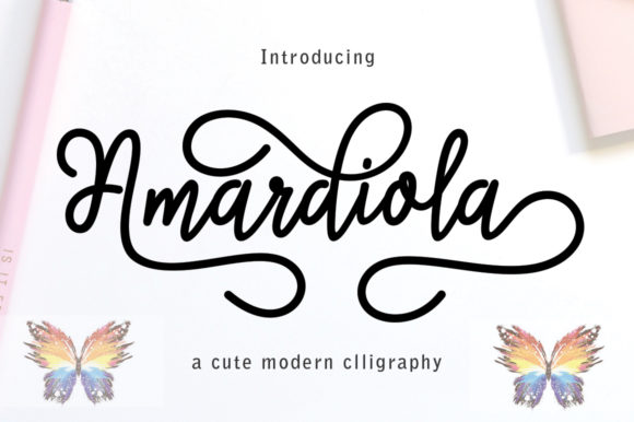 Amardiola: The Perfect Script Font for Your Business Brand