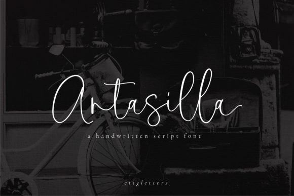 Antasilla: A Handwritten Font for Elegant Craft Projects