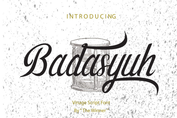 Badasyuh: A Bold Script for Creative Projects