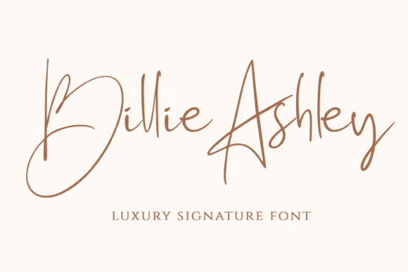 Billie Ashley: A Handwritten Font for Crafters and Creators