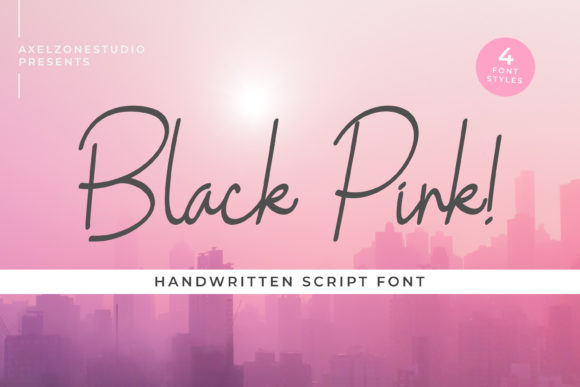 Black Pink: A Bold Script for Modern Design