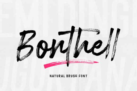 Boost Your Campaign with Bonthell: A Unique Handwritten Font