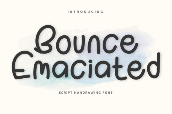 Bring Charm to Your Creations with Bounce Emaciated Font