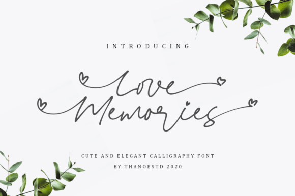 Capture Hearts with Love Memories Font