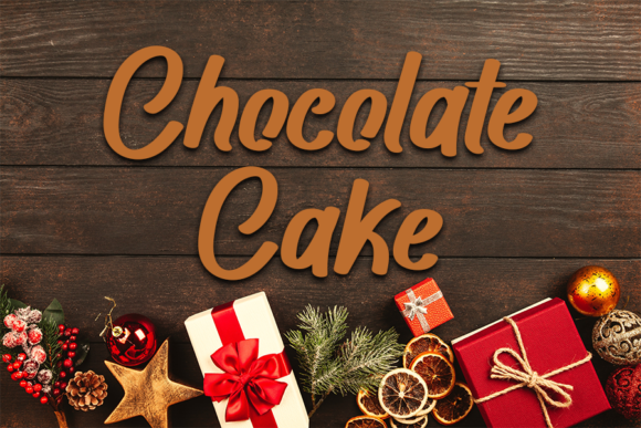 Chocolate Cake: A Charming Handwritten Font for Makers