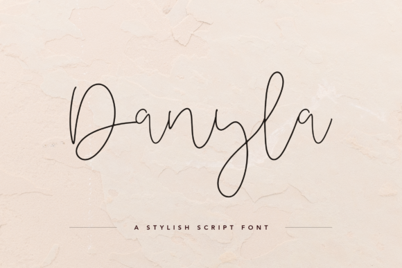 Discover Danyla: A Handwritten Font for Web Design