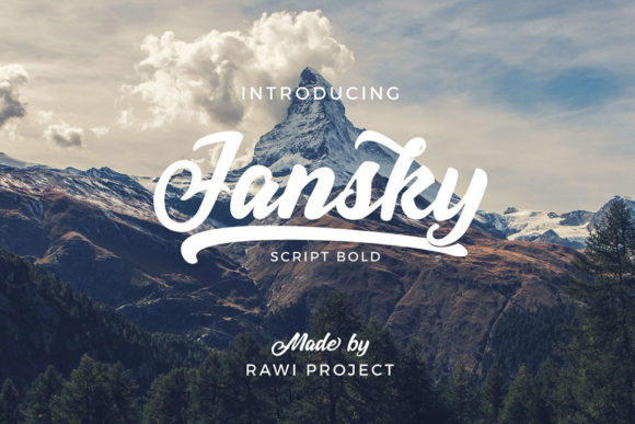 Discover Jansky: A Versatile Handwritten Font for Creative Branding