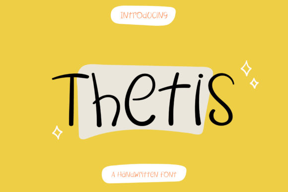 Discover Thetis: A Versatile Handwritten Font for Creative Projects