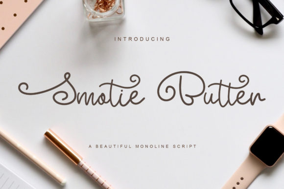 Discovering Smotie Butter: A Handwritten Font for Elegant Design
