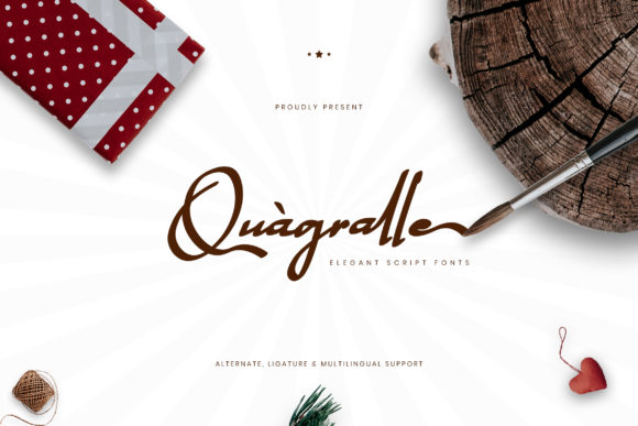Elevate Your Brand with Quagralle: A Premium Script Font