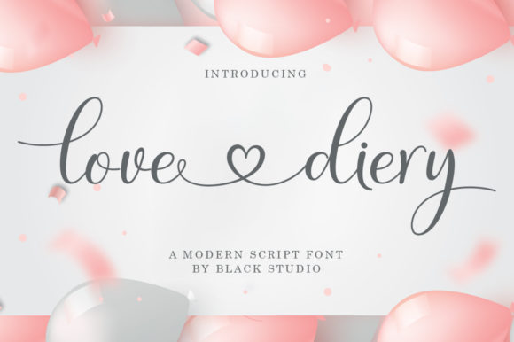 Elevate Your Craft with Love Diery: A Charming Handwritten Font