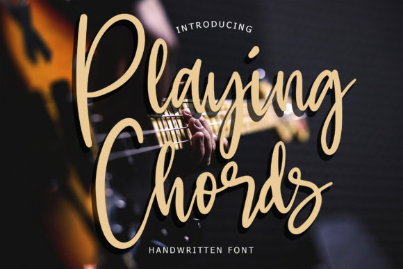 Elevate Your Craft with Playing Chords Font