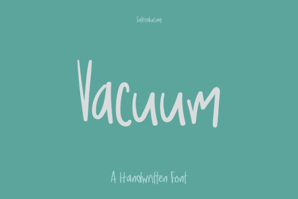 Enhance Your Editorial Design with Vacuum Font