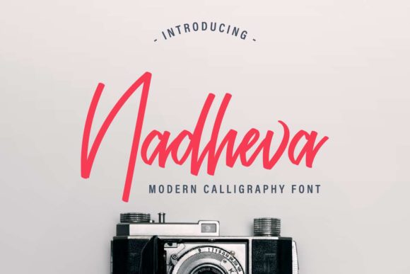 Enhance Your Web Design with Nadheva, the Elegant Handwritten Font