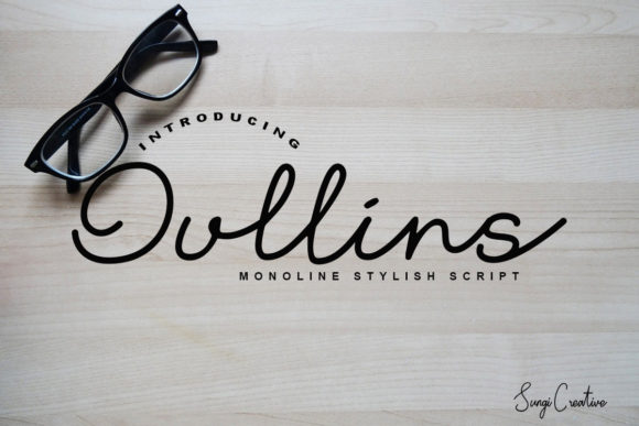 Enhance Your Web Design with Oullins, the Elegant Handwritten Font