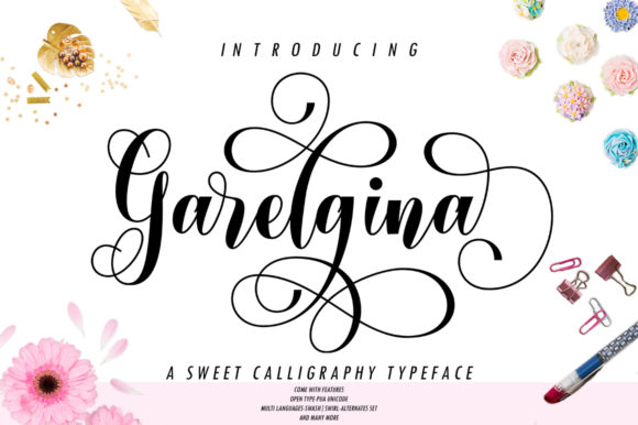 Garelgina: A Handwritten Font for Elegant Branding