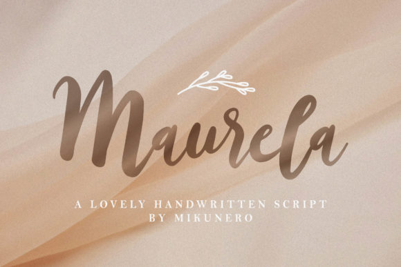 Maurela: A Handwritten Font for Elegant Editorial Design