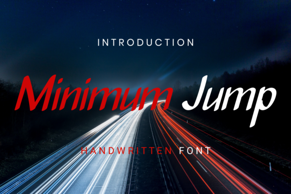 Minimum Jump: A Bold Script for Modern Design
