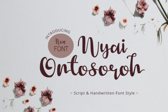 Nyai Ontosoroh: A Versatile Handwritten Font for Editorial Design