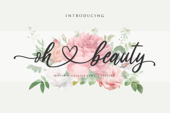 Oh Beauty: A Handwritten Font for Creative Makers
