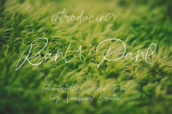 Ranu Pane: A Script Amp Font for Creative Projects