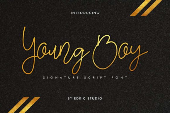 Young Boy: A Delicate and Timeless Handwritten Font for Branding